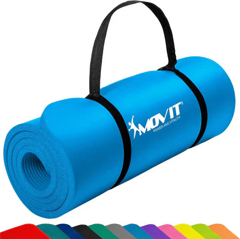 Træningsmåtte Yogamåtte Movit 183x60mcm