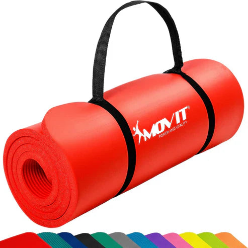 Træningsmåtte Yogamåtte Movit 183x60mcm