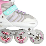 4in1 (rullskridskor) NILS EXTREME NH18192, rosa-mint, L