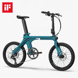 Hopfällbar elcykel FIIDO X (2025) grön