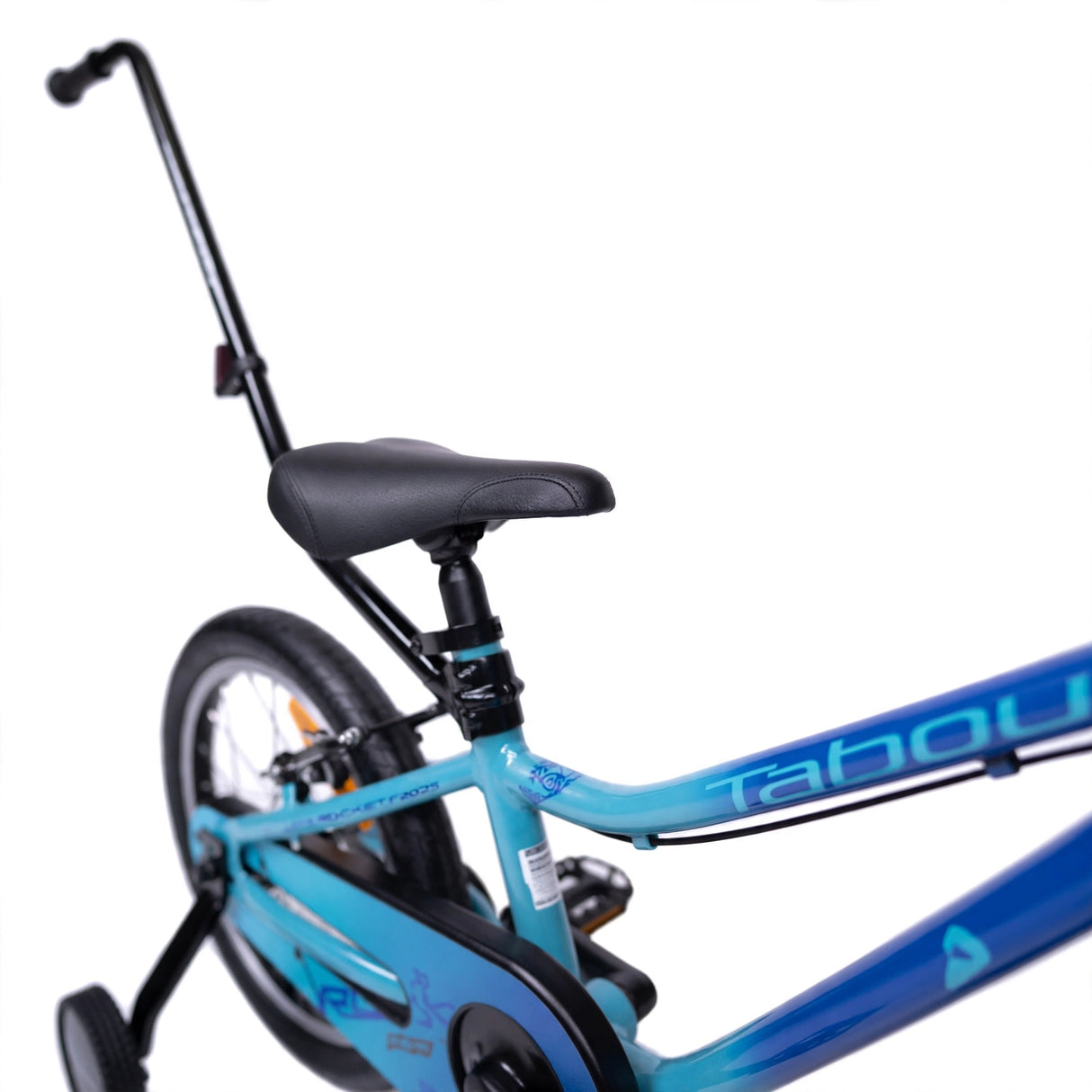 Barncykel TABOU Rocket FR, 12" blå-turkos