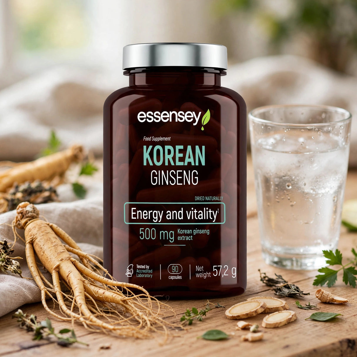 Adaptogen TREC ESSENSEY KOREAN GINSENG 90 kapslar