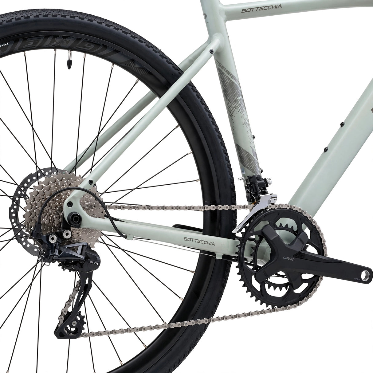Gravelcykel BOTTECCHIA Gravel Monster - GRX610 24s - C48 Grigio Opaco