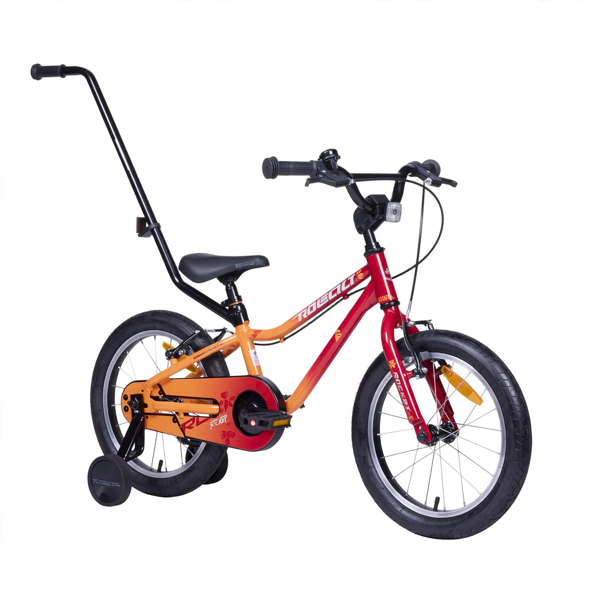 Barncykel TABOU Rocket FR, 14" röd-gul