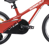 Ultralätt barncykel TABOU Rocket Lite MG, 14" röd/vit