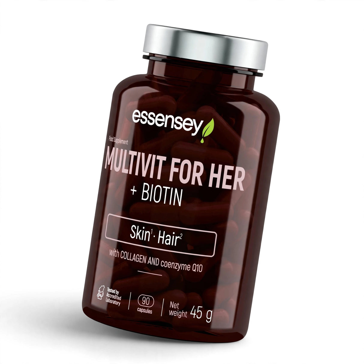Multivitamin för kvinnor TREC ESSENSEY MULTIVIT FOR HER + BIOTIN 90 kapslar