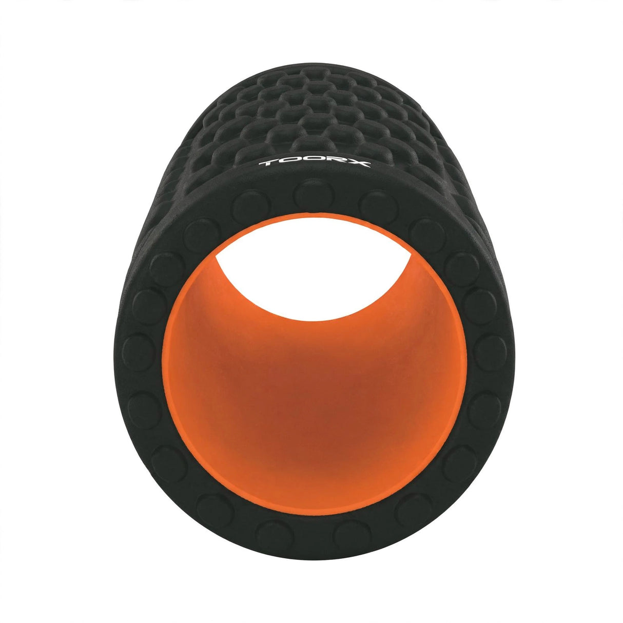 Massage roller TOORX Grid Foam Roller, black-orange