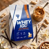 Proteinpulver TREC Whey 100 Ny Formel 700g, Jordnötssmör-Vanilj