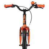 Barncykel S´COOL XXlite, 16" svart-orange