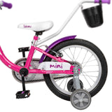 Barncykel TABOU Mini ST, 16" rosa-vit