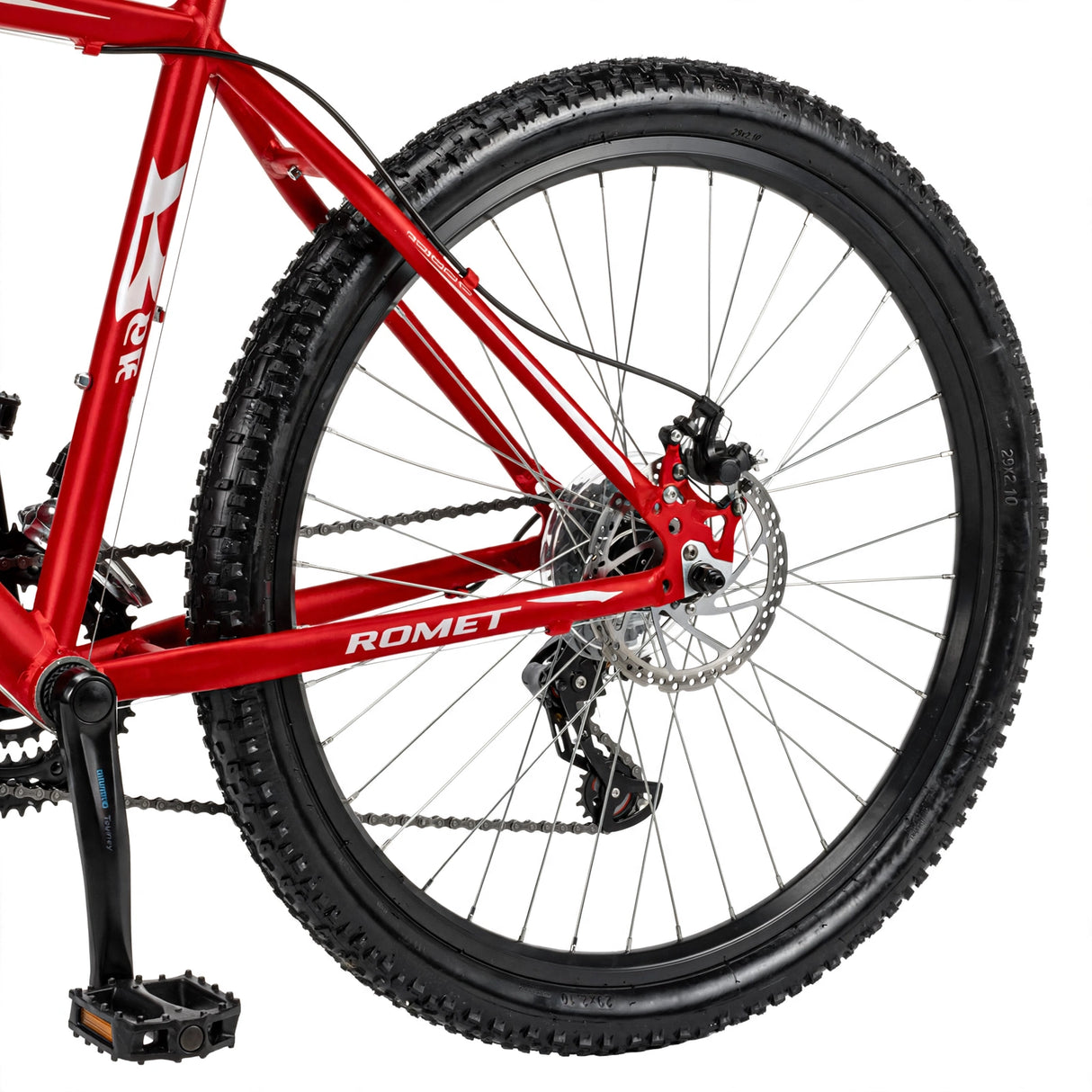 Barncykel ROMET Rambler R6.2, 26" röd-vit-grå