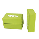 Yogablock TOORX Yoga Block, grön