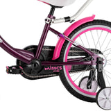 Barncykel TABOU Miss CS, 14" lila-vit