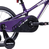 Ultralätt barncykel TABOU Mini Lite MG, 14" lila-vit