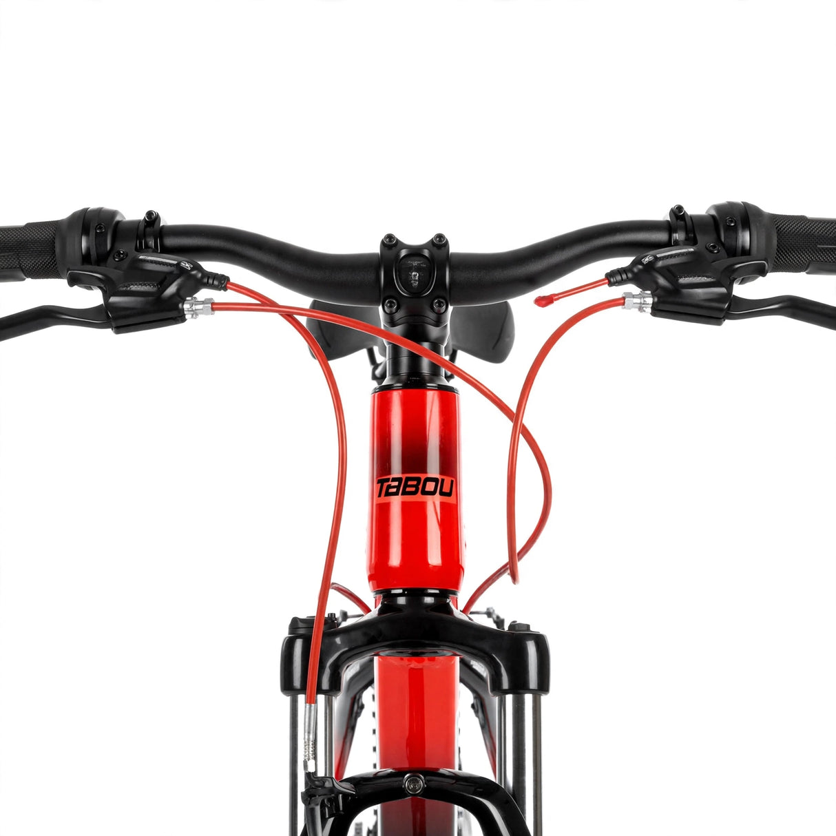 Ungdomscykel TABOU Venom 1.0, 27.5" 17" M, röd-svart