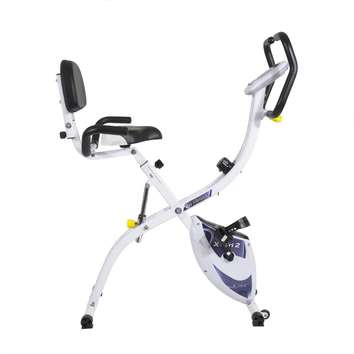Hopfällbar motionscykel BH FITNESS X-Tri 2, med ryggstöd