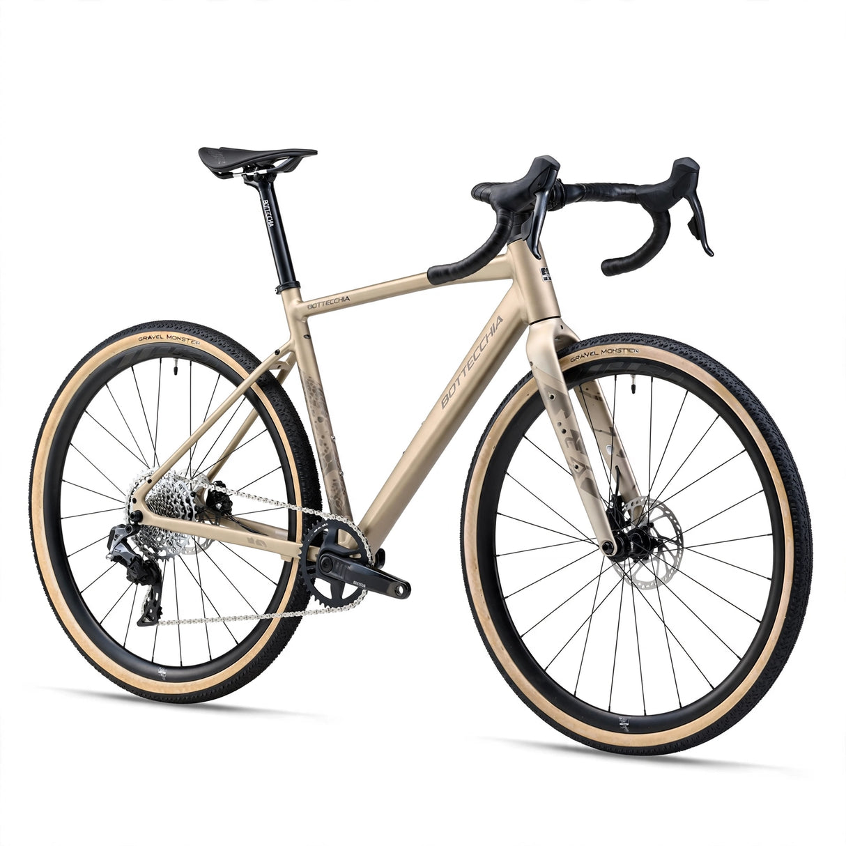 Gravelbike BOTTECCHIA Gravel Monster - Sora 18s - B4 Matt Sand