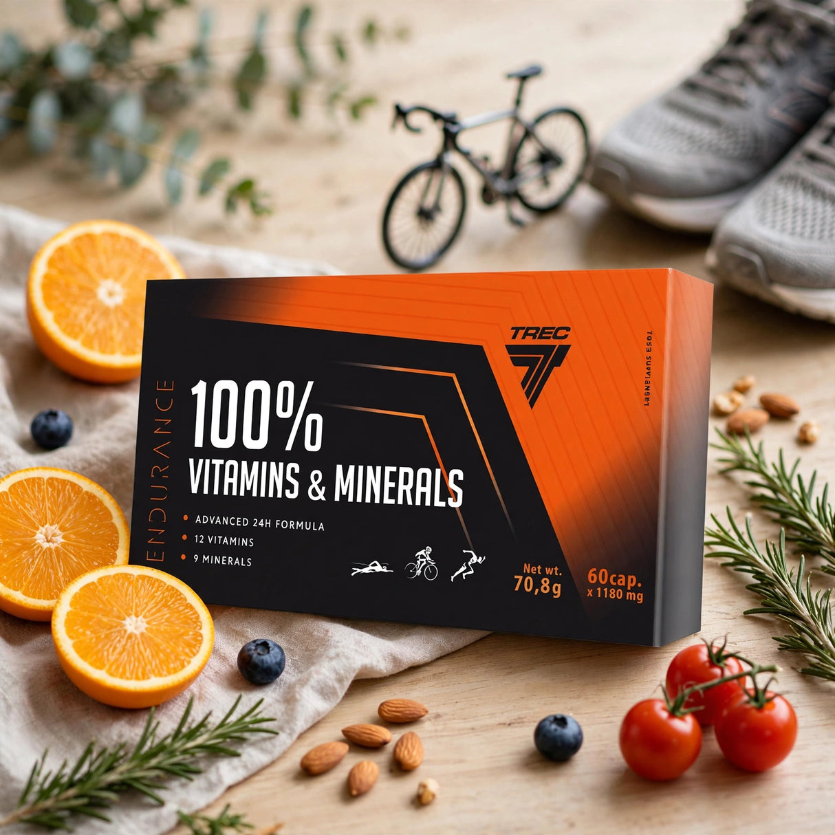 Mineral komplex TREC 100% VITAMINS & MINERALS 60 kapslar