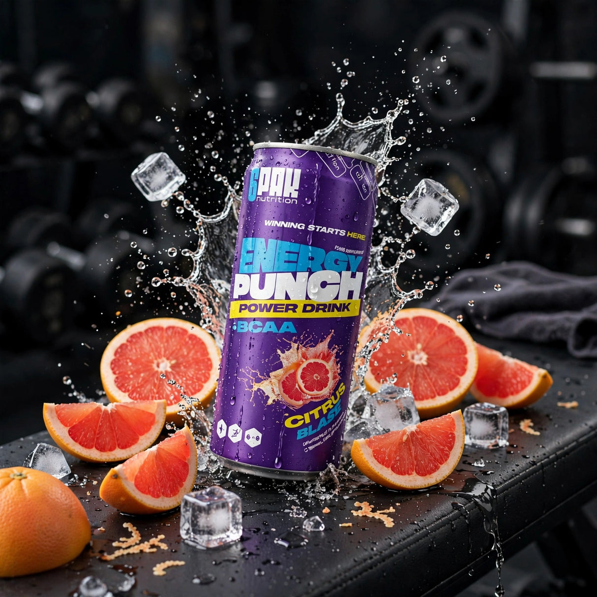 Energidryck 6PAK Energy Punch 250ml Grapefrukt