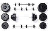 Hantel- och skivstångsset TUNTURI Hantel-/skivstångsset 20kg, järn