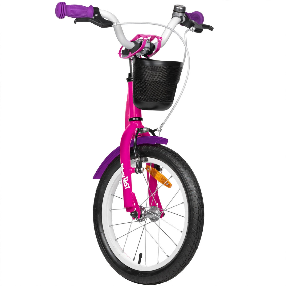 Barncykel TABOU Mini ST, 16" rosa-vit