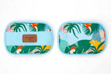 Hand- och fotledsvikter SPOKEY Home Jungle 2x1 kg, blå-fläckig