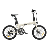 Hopfällbar elcykel ADO A20 AIR, vit