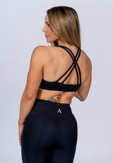 A ESSENCE Top - Black - workoutbrands.com