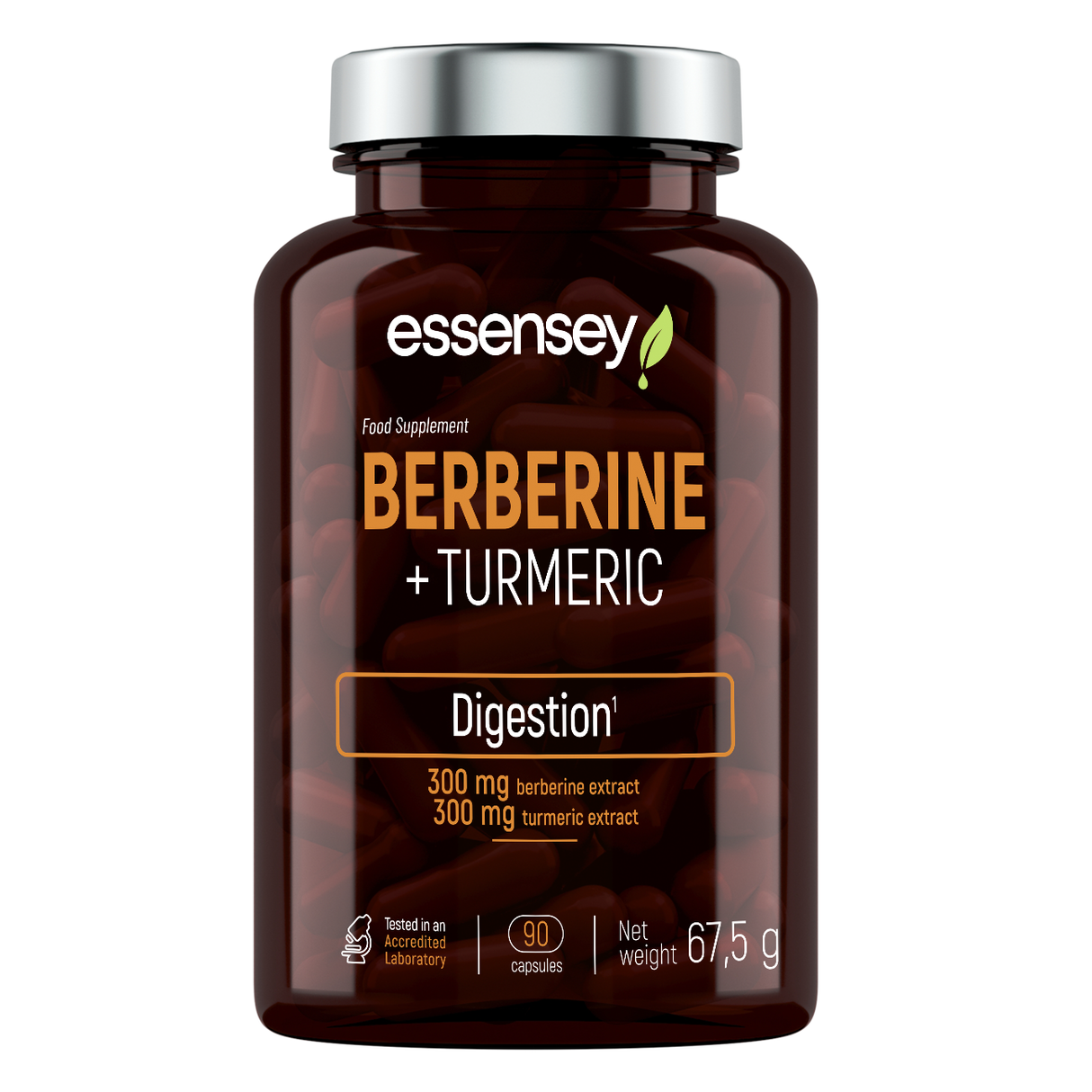 Antioxidant TREC ESSENSEY BERBERINE + TURMERIC 90 kapslar