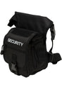 Svart B Security Sidekick Bag med vit text 'SECURITY' på framsidan.
