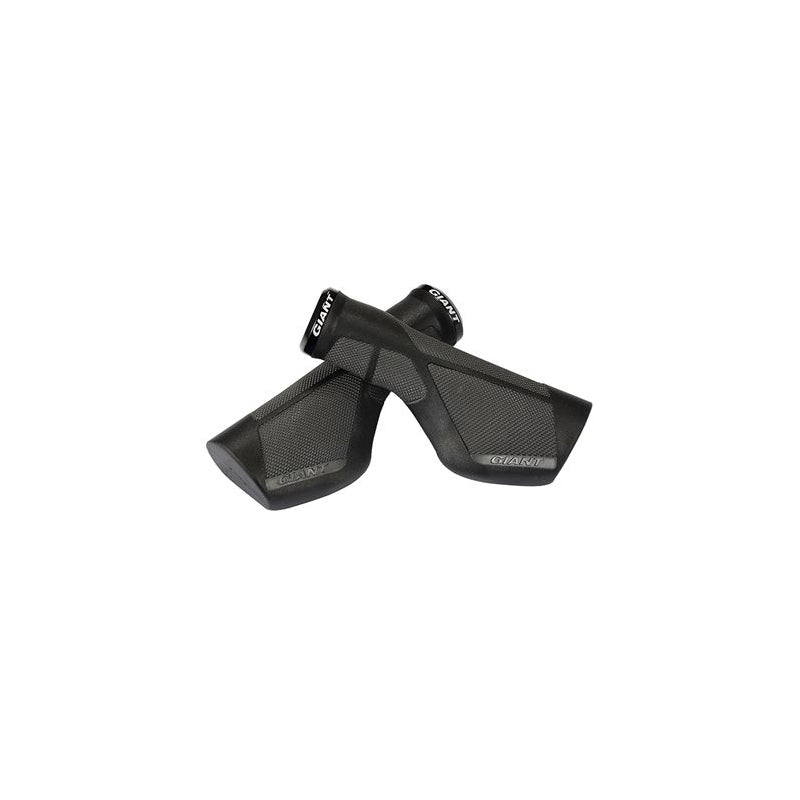 Handtag GIANT ERGO MAX LOCKON GRIP SVART/GRÅ, svart