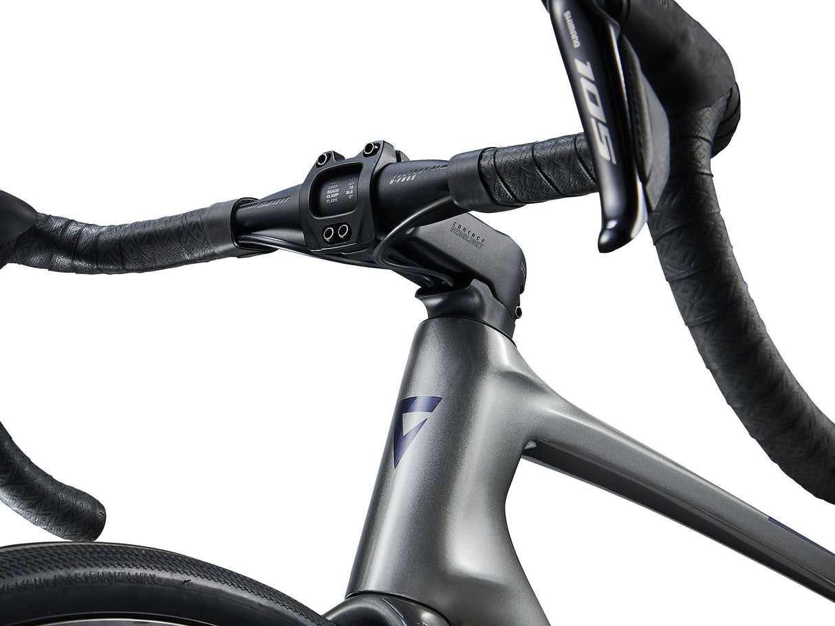 Landsvägscykel GIANT Defy Advanced 1, Charcoal/Milky Way