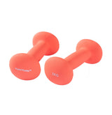 Hantlar TUNTURI Neoprene Dumbbells 2kg, röd