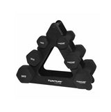 Neopren Hantelpaket TUNTURI – 3 Par Med Hantelstativ