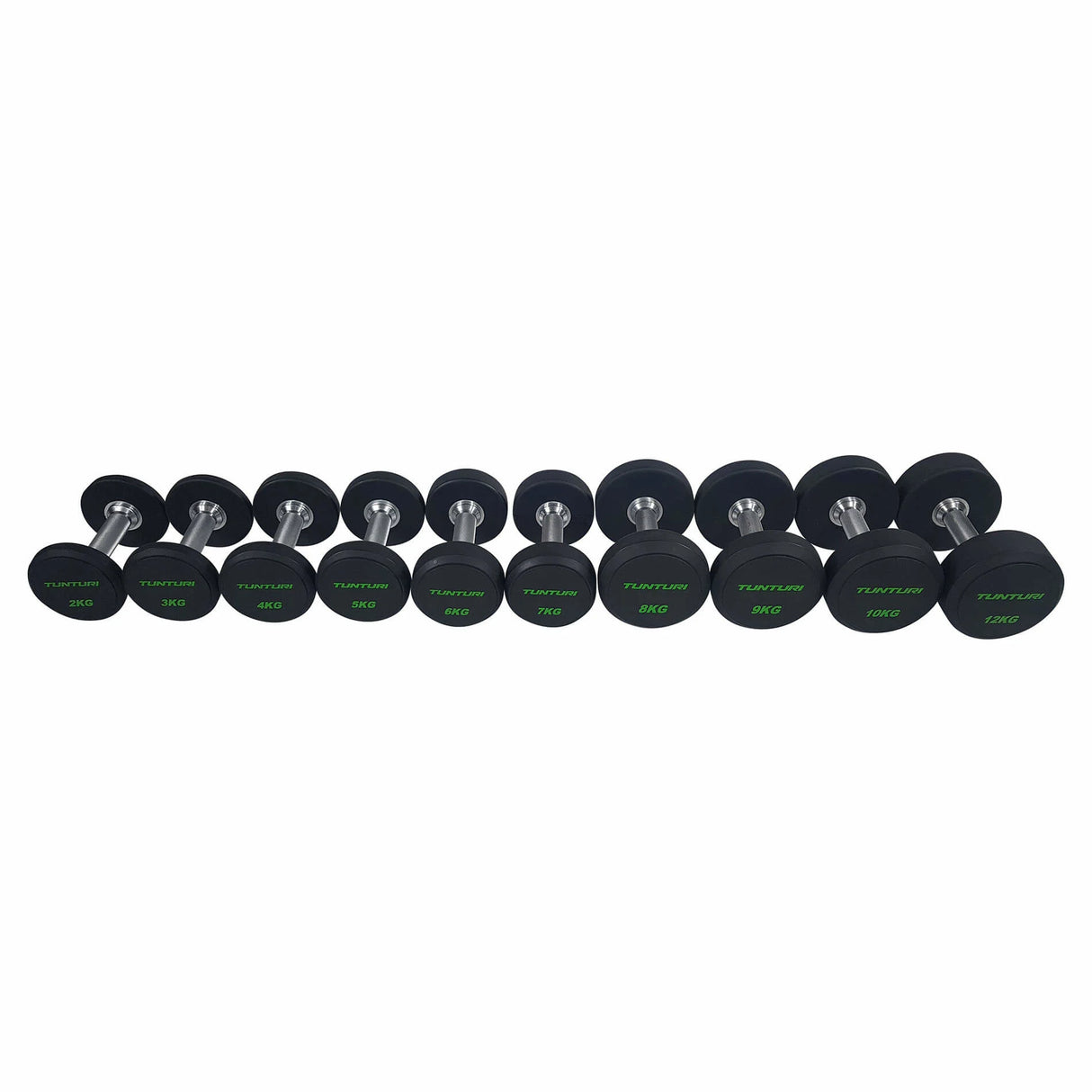 Hantlar TUNTURI PU Pro Hantelset 2-12kg