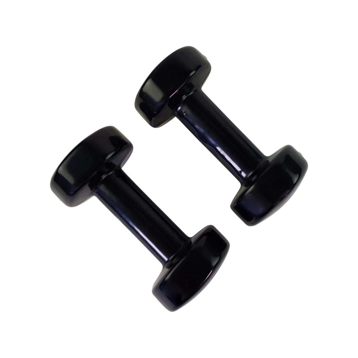 Hantlar TUNTURI Vinyl Dumbbells 2 x 5 kg, black