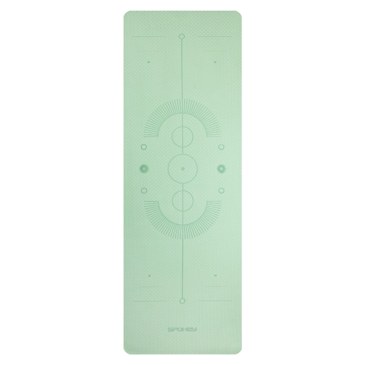 Yogamåtte SPOKEY Mandala, grøn