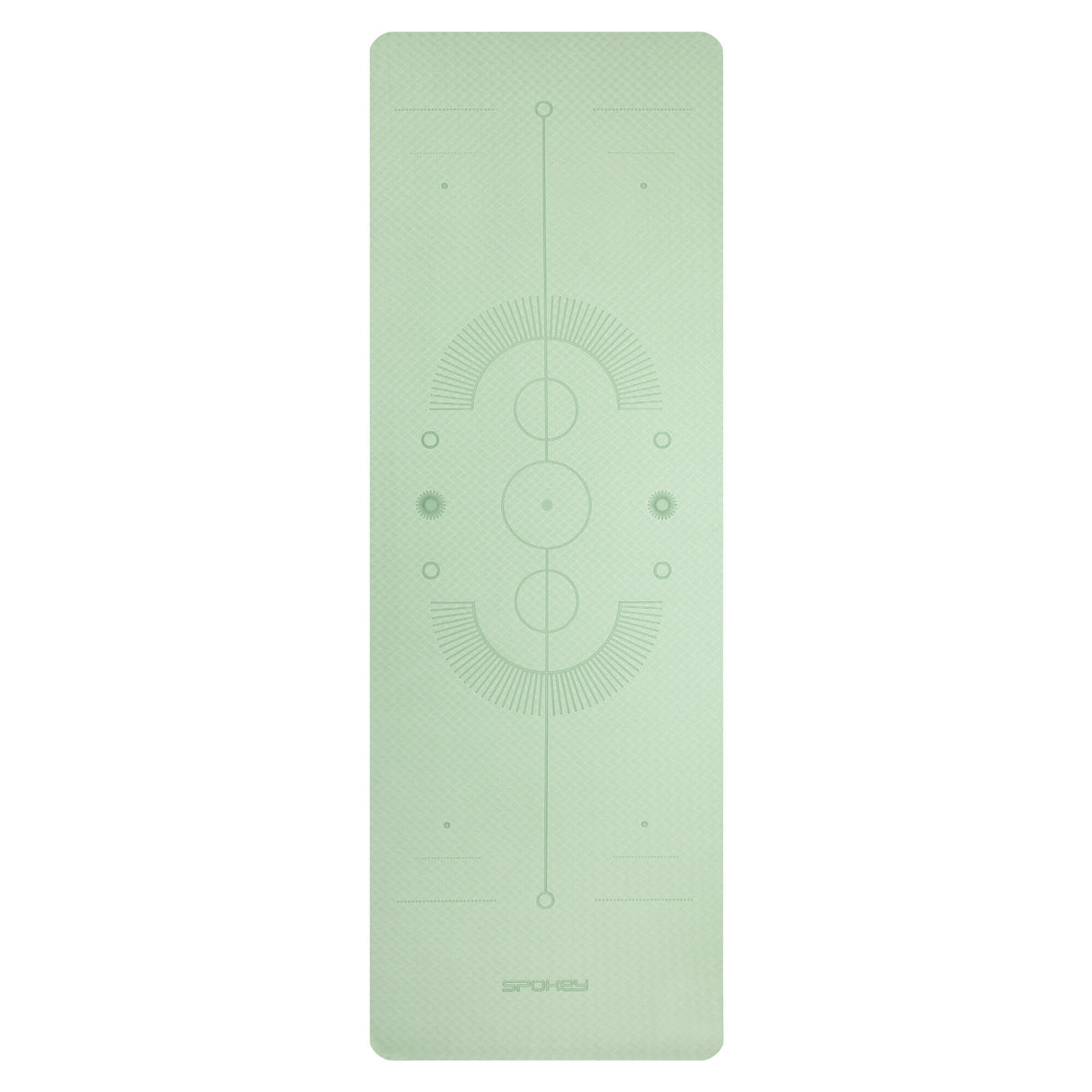 Yogamåtte SPOKEY Mandala, grøn