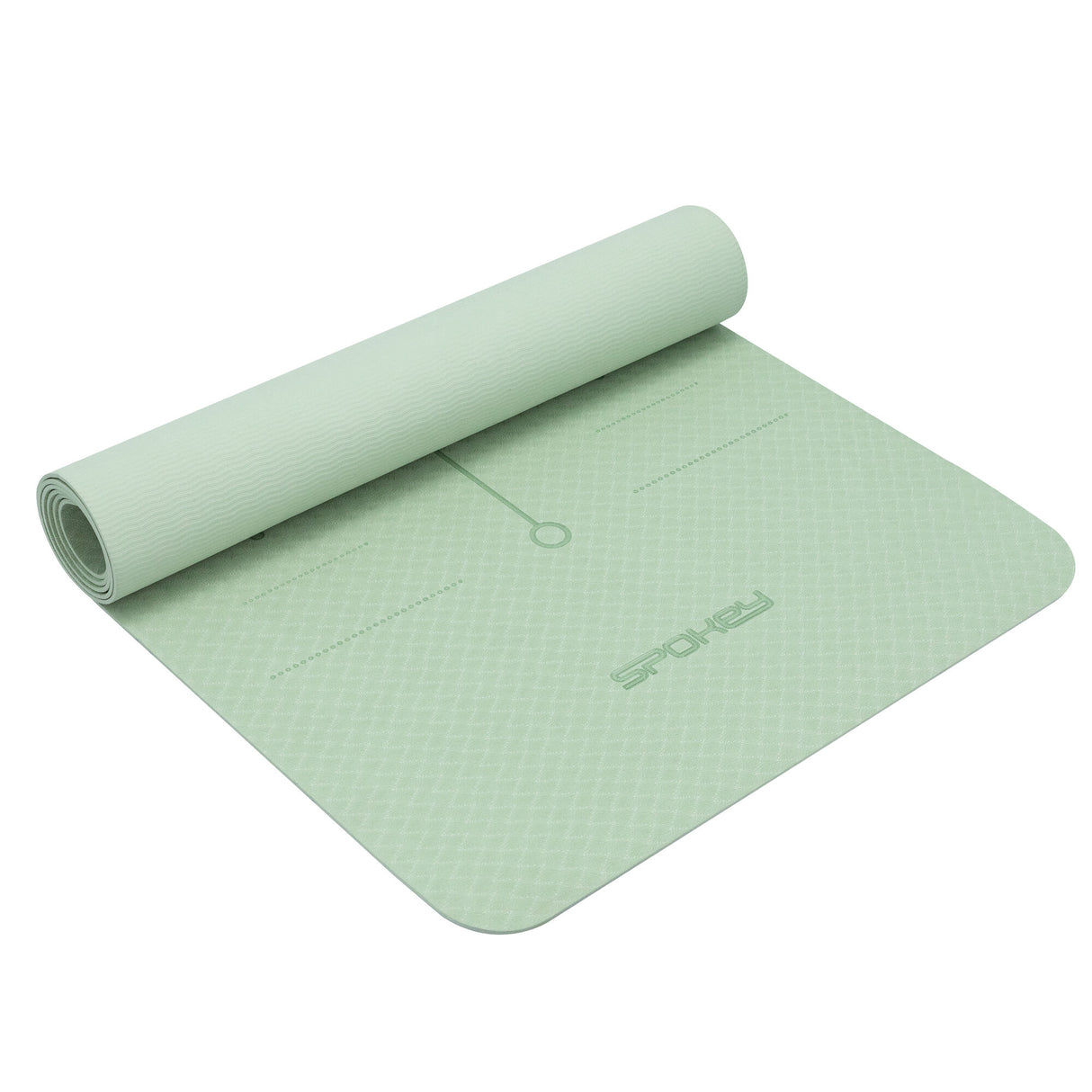 Yogamåtte SPOKEY Mandala, grøn