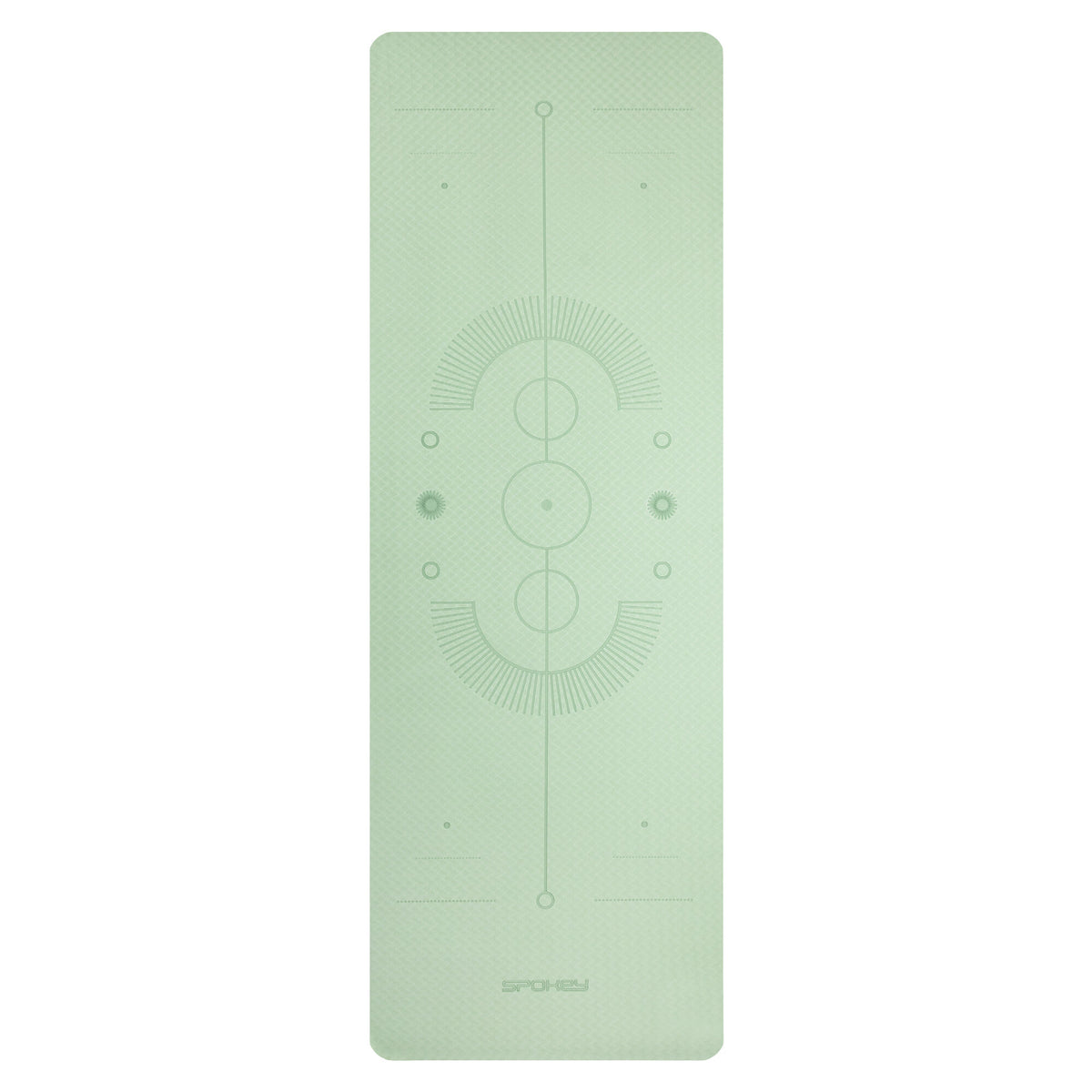 Yogamåtte SPOKEY Mandala, grøn