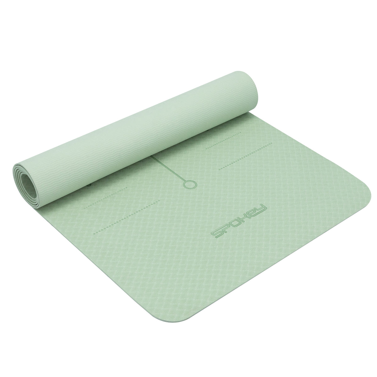 Yogamåtte SPOKEY Mandala, grøn