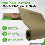 Yogamatta Tunturi Yogamat 8mm, Army Green