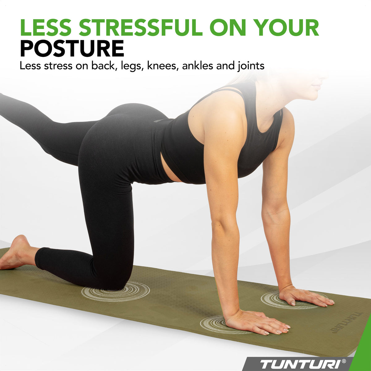 Yogamatta Tunturi Yogamat 8mm, Army Green