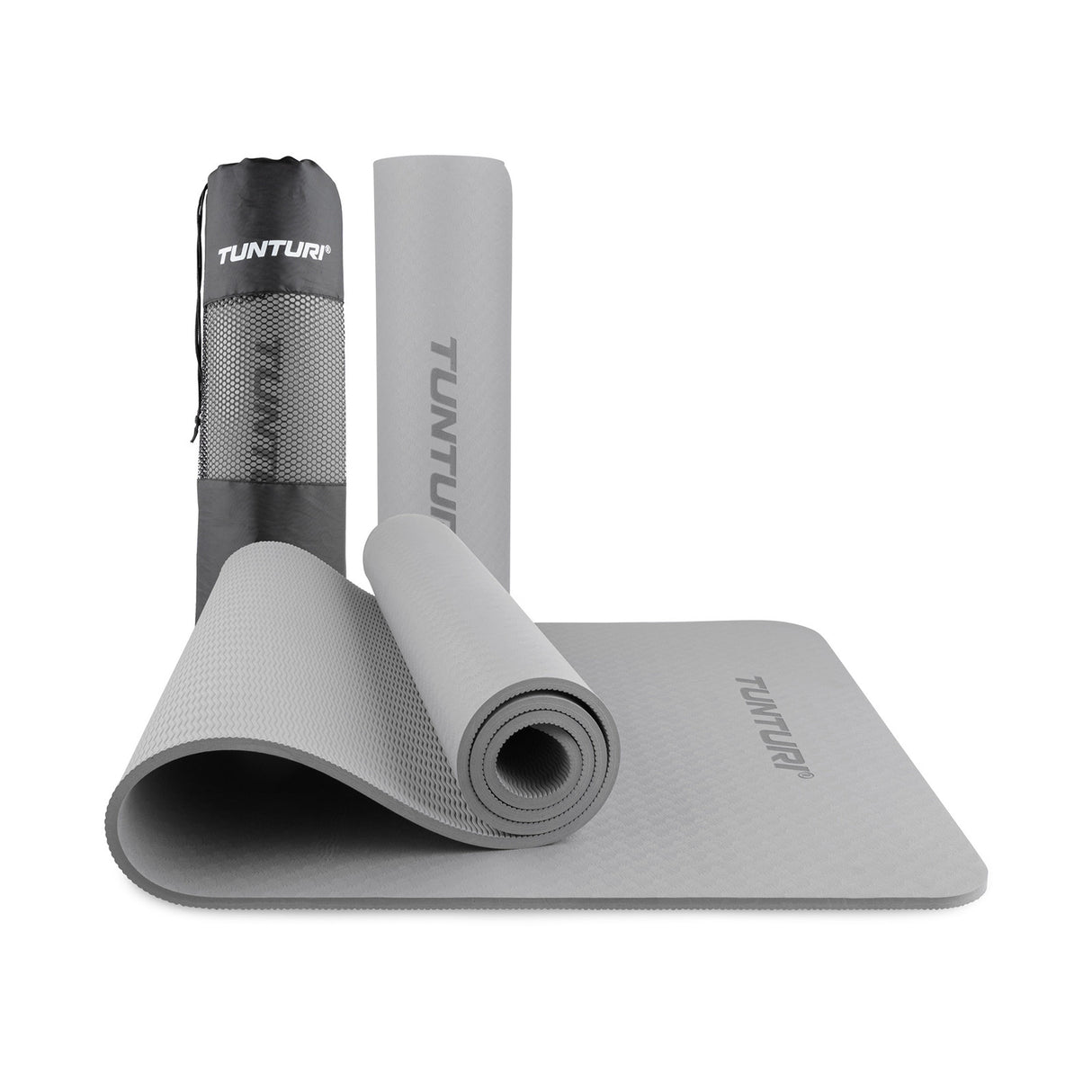 Yogamatta Tunturi Yogamat 8mm, Grå