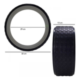 Yogahjul TUNTURI Yoga Wheel, sort