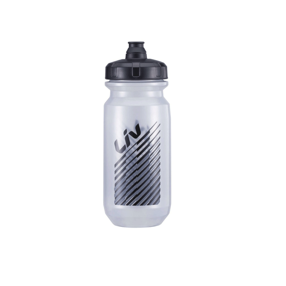 Dricksflaska LIV DOUBLESPRING 600CC TRASPARENT/BLACK