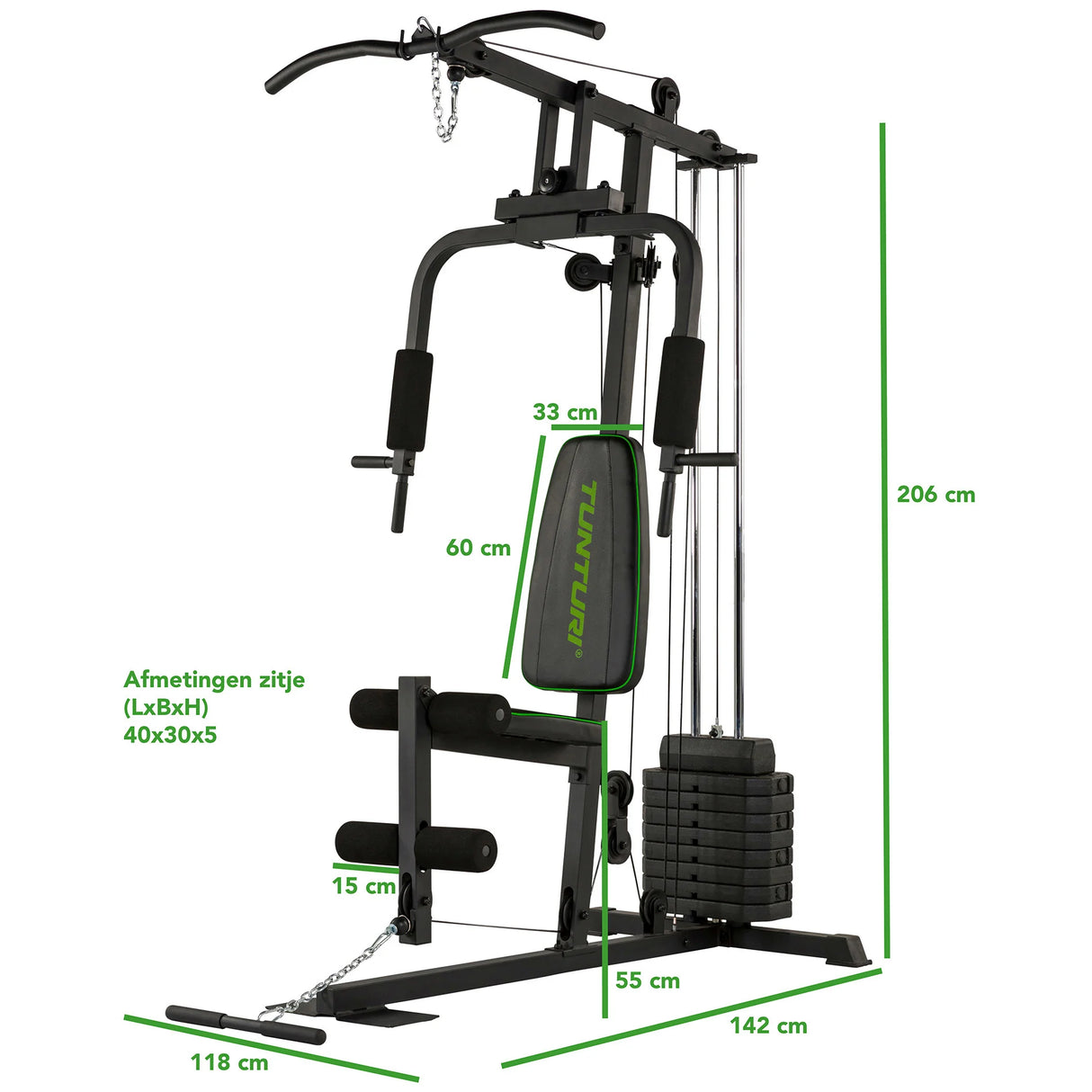 Powerbänk TUNTURI HG10 Home Gym