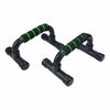 TUNTURI Push Up Bar PVC, sort-grøn