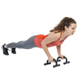 TUNTURI Push Up Bar PVC, sort-grøn