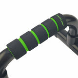 TUNTURI Push Up Bar PVC, sort-grøn
